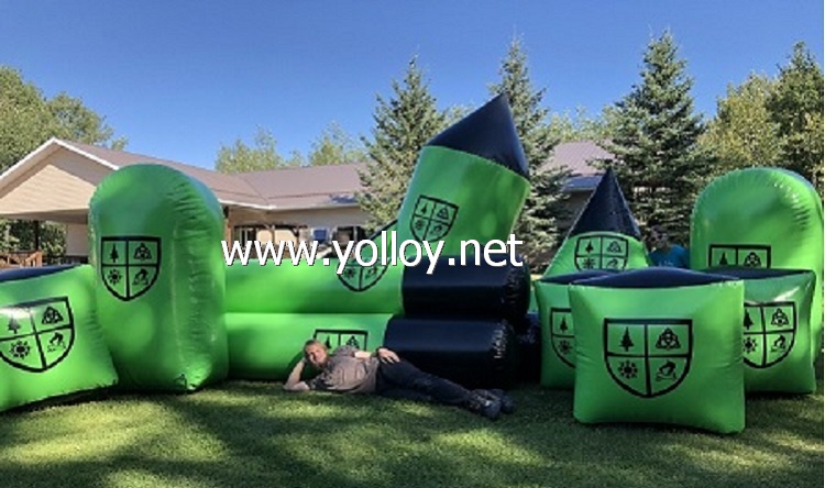 5 man Inflatable Airsoft Bunkers Battle Field