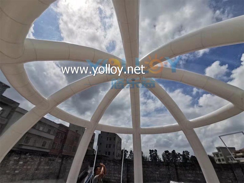 Inflatable star gazing clear dome