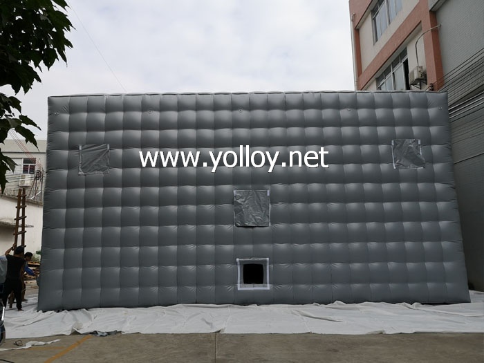 Mobile inflatable cinema hall tent