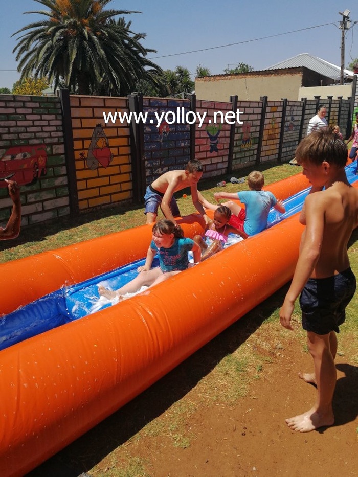 Water Slide Inflatable City Soap Slides For Kid