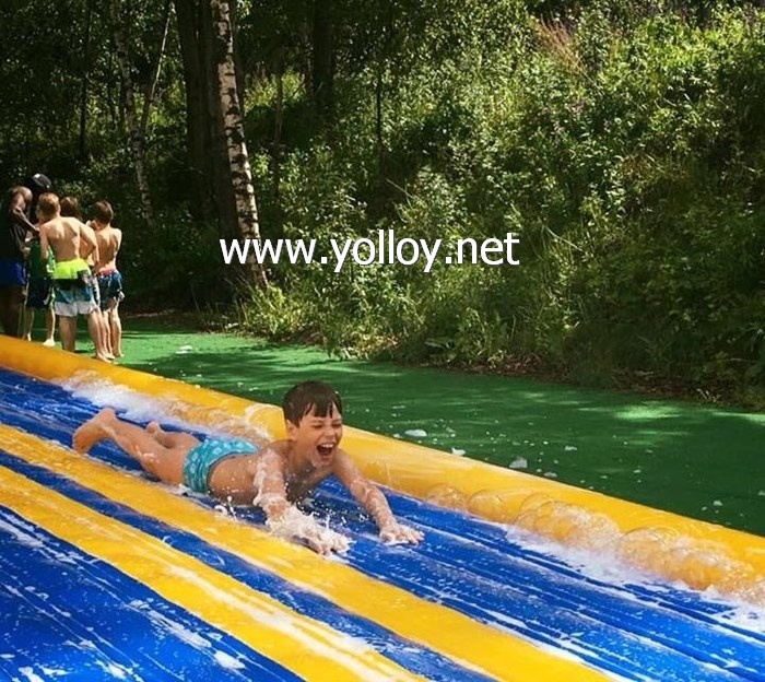 Backyard Lawn Water Slip Slide