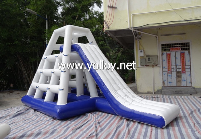 Floating Water Action Tower with Climbing Slide
