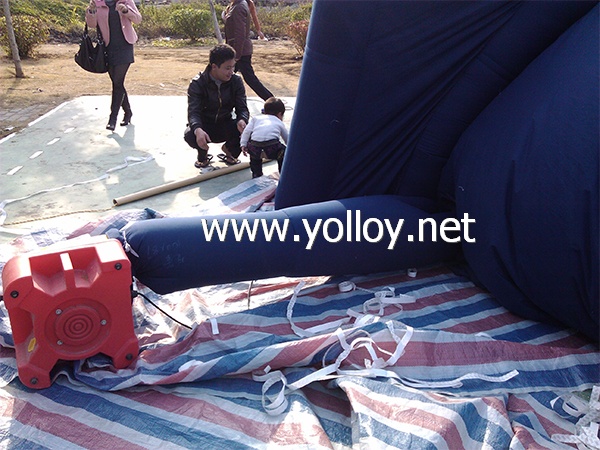 Portable projection inflatable dome tent for planetarium