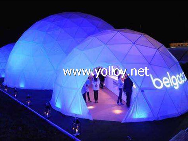 360 projection inflatable dome tent