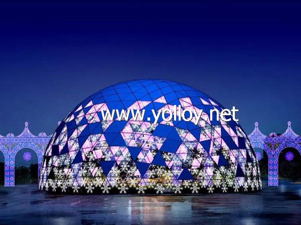 360 projection inflatable dome tent