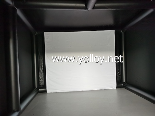 Full swing virtual golf simulator course