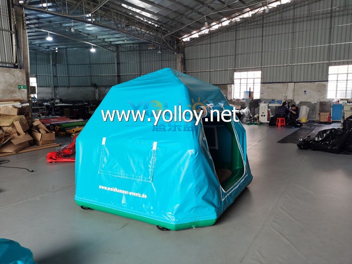 Inflatable water paddling camping shoal tent