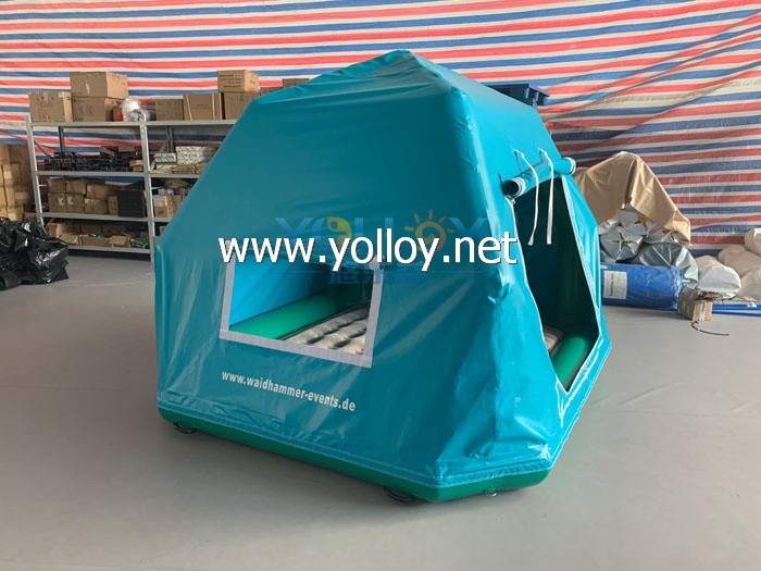 Inflatable water paddling camping shoal tent