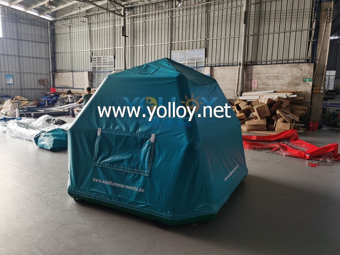 Inflatable water paddling camping shoal tent