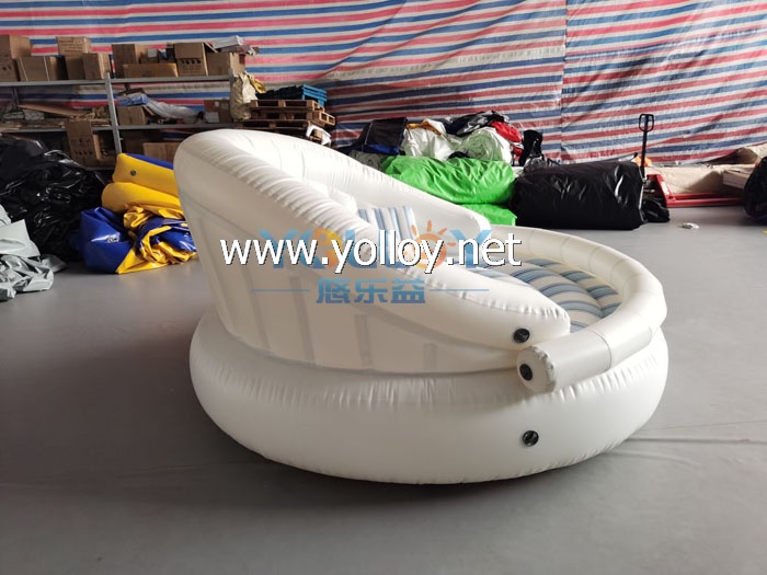 inflatable water mattress sun deck