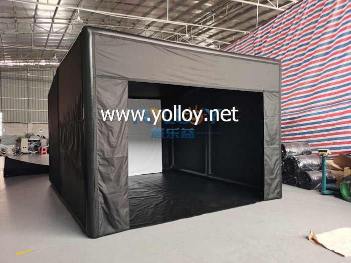 Mobile Inflatable tent for golf simulator