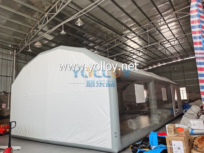 Pool covering outdoor storage inflatable tent