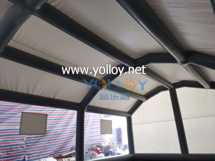 Pool covering outdoor storage inflatable tent