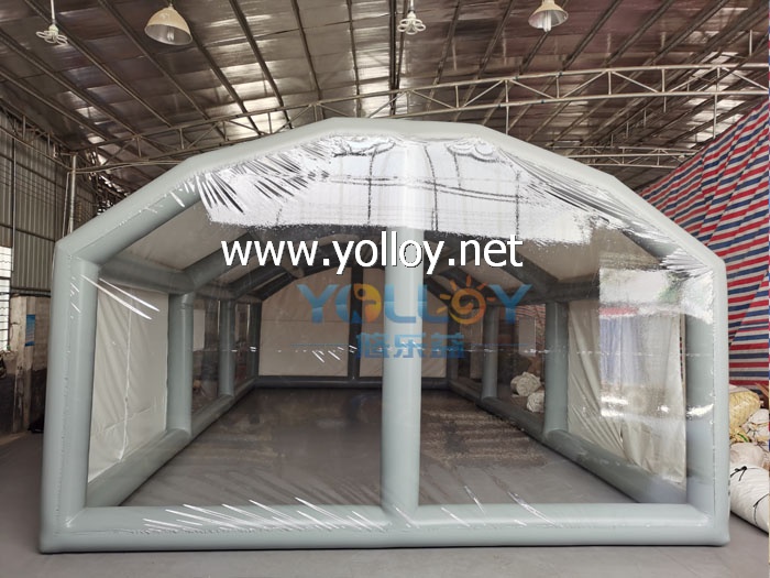 Pool covering outdoor storage inflatable tent