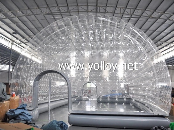 Clear Inflatable Pool Cover Tent