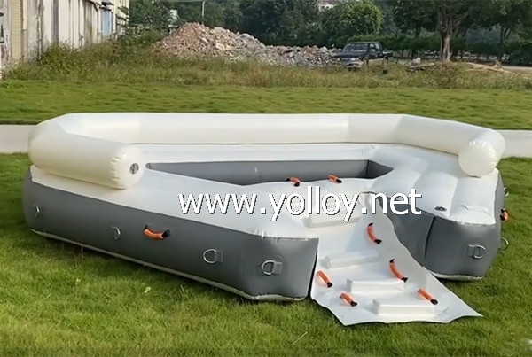 Floating Oasis Island Inflatable Ocean Pool