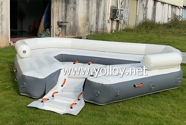 Floating Oasis Island Inflatable Ocean Pool