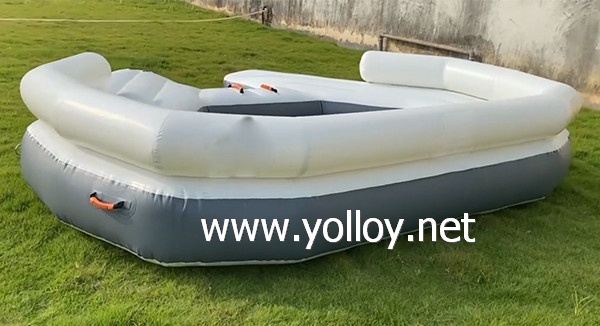 Floating Oasis Island Inflatable Ocean Pool