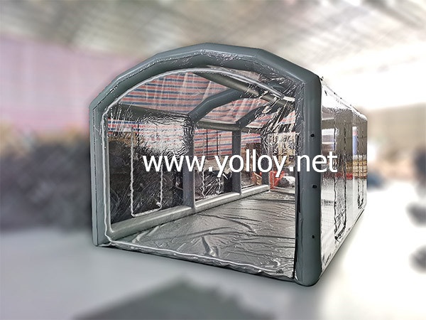 Temporary restaurant inflatable transparent luxury tent