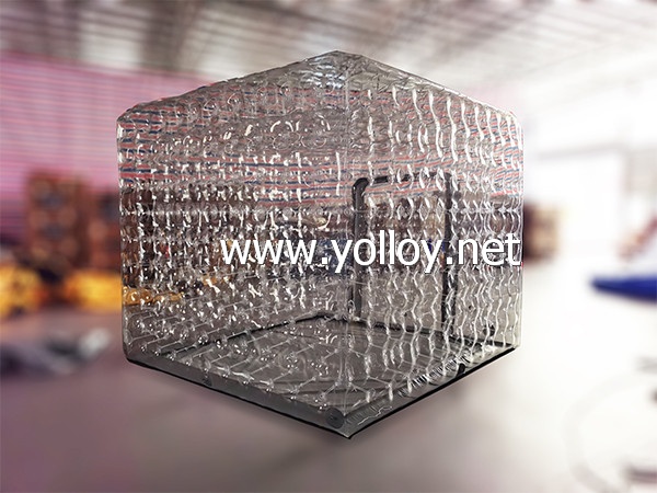 Clear Inflatable Meeting Room Cube Tent