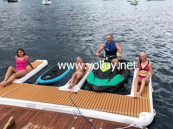 Inflatable Jet Ski Floating dock For Mooring