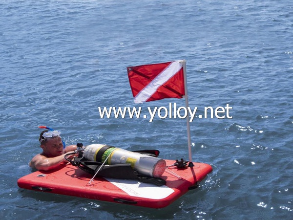 Floating Pool Inflatable Dive Platform