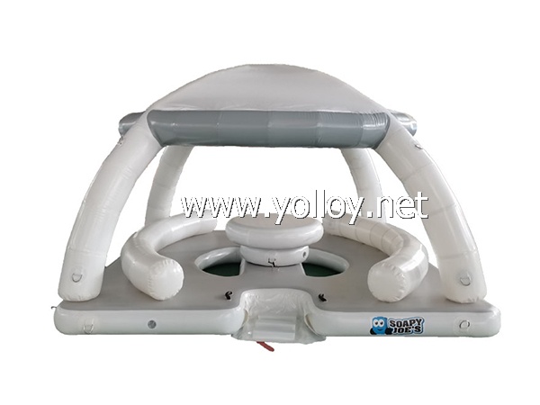 Aquabana Inflatable Yacht Leisure Platform With Tent