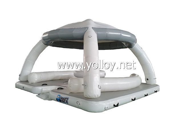 Aquabana Inflatable Yacht Leisure Platform With Tent