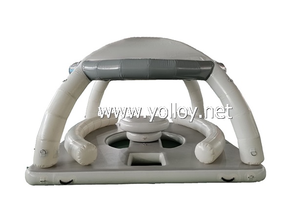 Aquabana Inflatable Yacht Leisure Platform With Tent