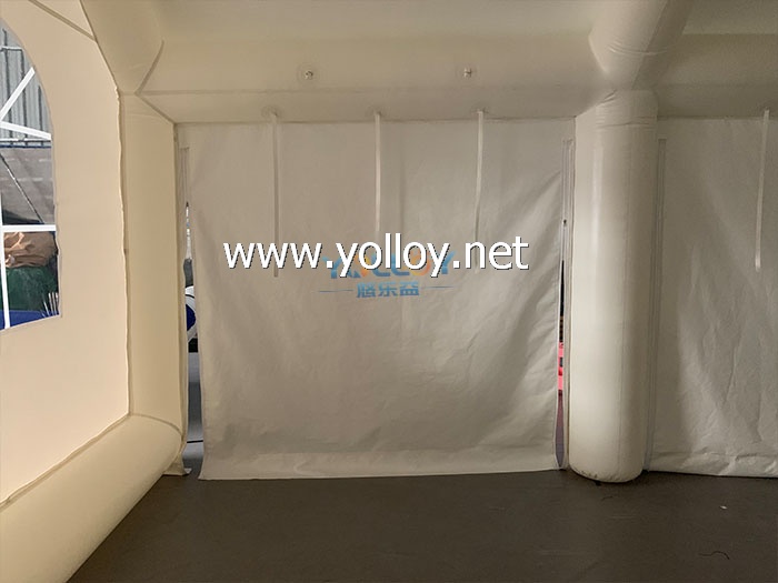 Outdoor wedding white inflatable tent
