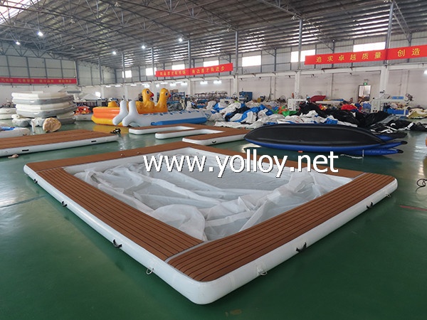 Floating Swim Platform Inflatable Jellyfish Yacht Pool