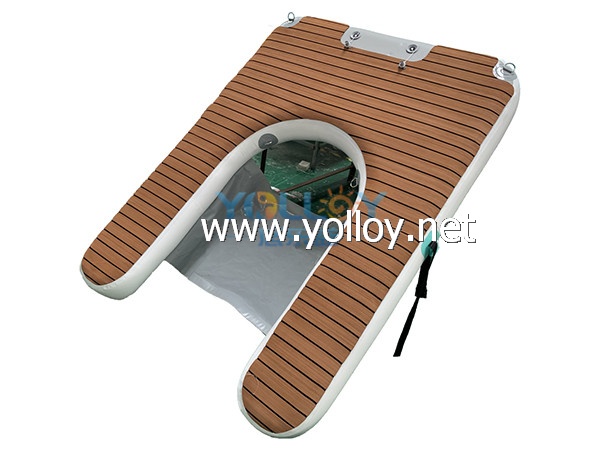 Jetski Inflatable C Dock With Teak