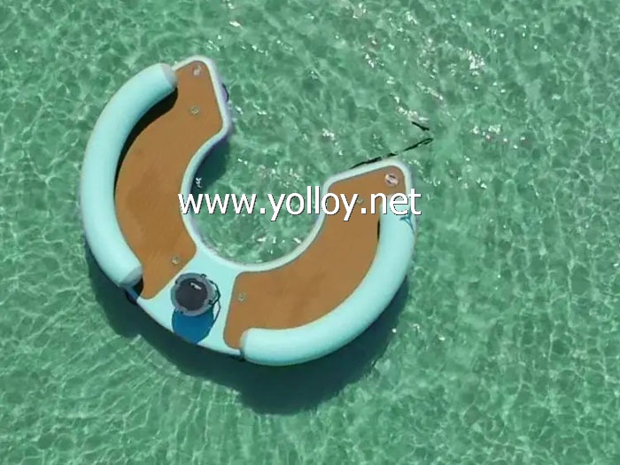 Yacht leisure floating platform air sofa