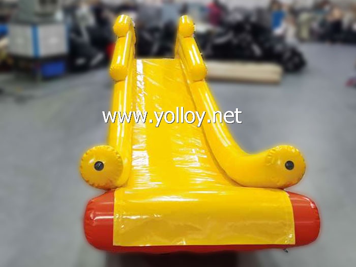 Boat yacht inflatable dock slide for water game