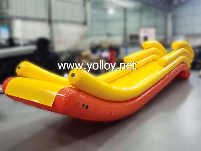 Boat yacht inflatable dock slide for water game