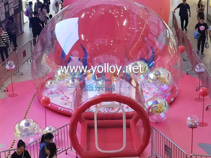 Inflatable bubble house ocean ball playground