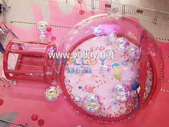 Inflatable bubble house ocean ball playground