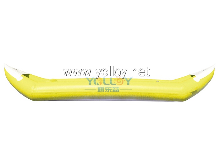 Inflatable self bailing kayak boat