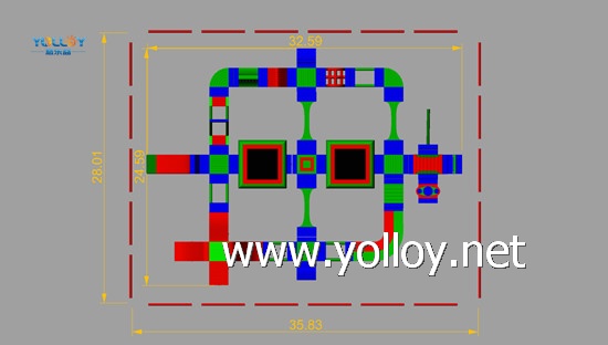 Inflatable Amusement Water Park Games