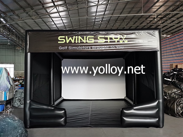 Mobile Inflatable Golf Simulator Tent