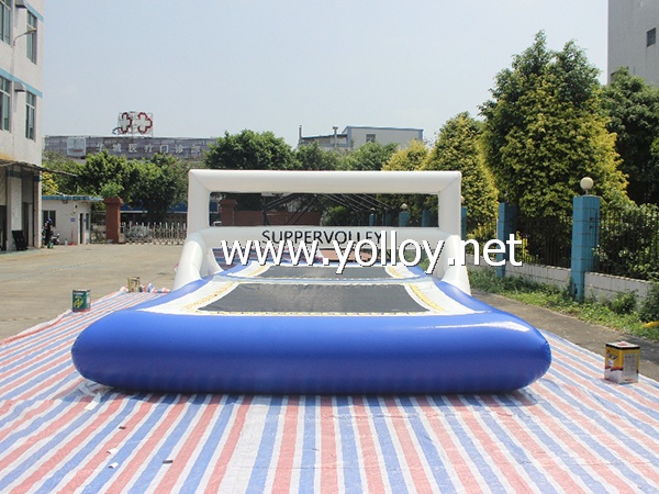 Inflatable Water Floating Volleyball Court Trampoline