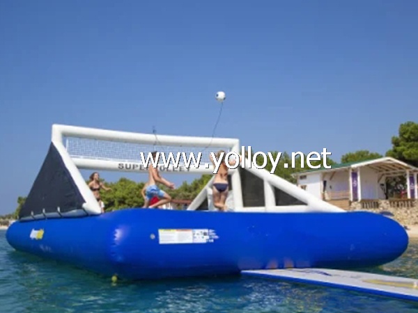 Inflatable Water Floating Volleyball Court Trampoline