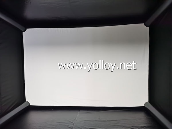 Inflatable Golf Impact Screen Simulator Enclosure