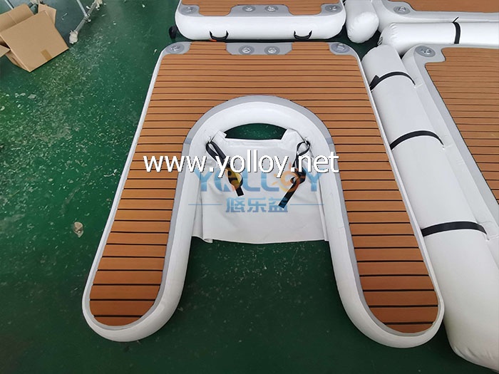 Boat parking air dock inflatable jetski dock platform