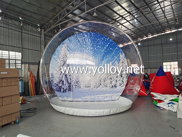 Inflatable Snow Globes Photo Booth For Christmas