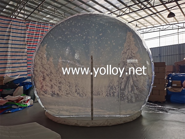 Inflatable Snow Globes Photo Booth For Christmas