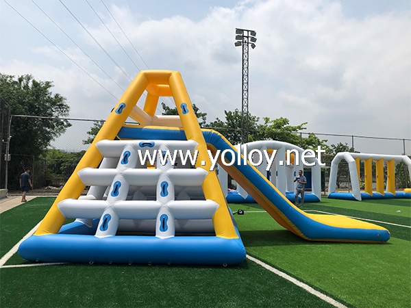 Inflatable Jungle Joe With Climbing Water Slide