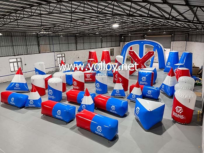 Inflatable Paint ball air bunker