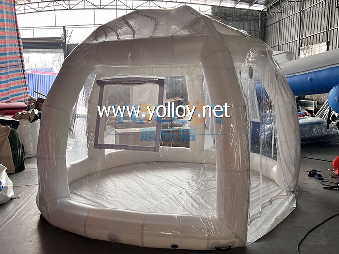 Family camping bubble dome air tent