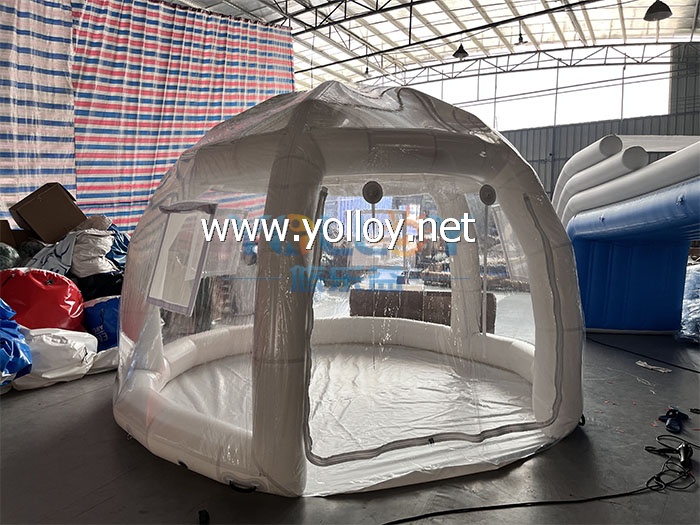 Family camping bubble dome air tent